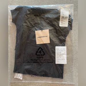 Revolve Superdown Camille Off Shoulder Top XS BRAND NEW & W/ Original Packaging